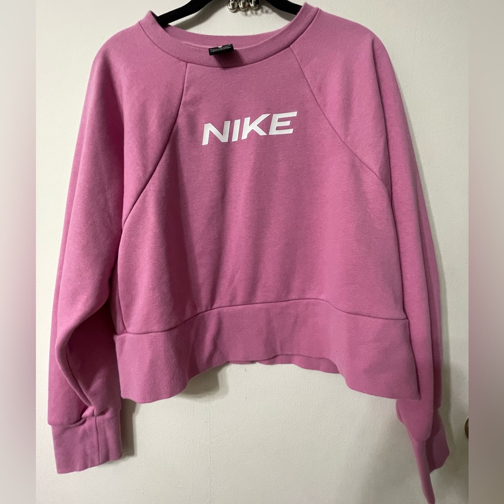 Pink Nike crewneck